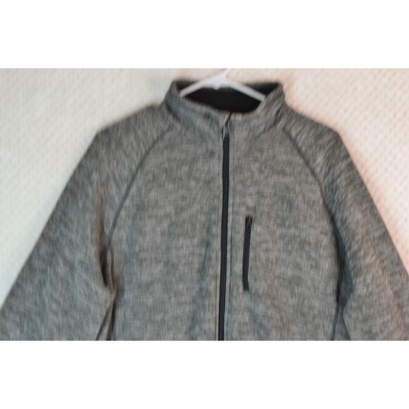 Swiss Tech Men's Large Gray Full Front Zip Fleece Jacket - Picture 2 of 14